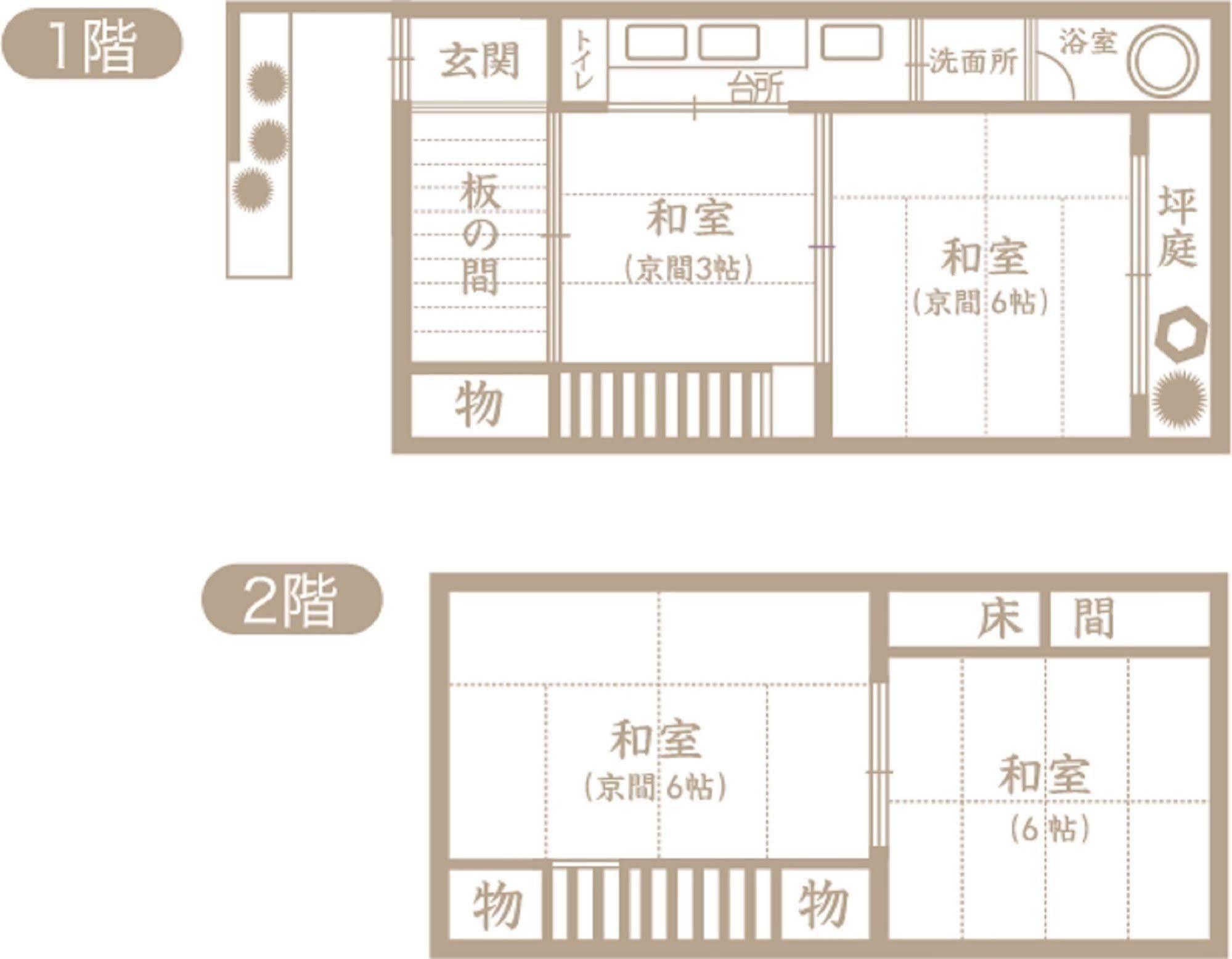 Villa Naokonoza Omiya Gojo Kyōto Exterior foto